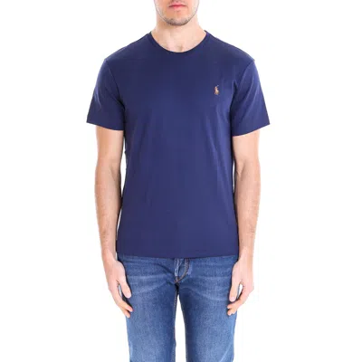 Polo Ralph Lauren Cotton T-shirt In Blue