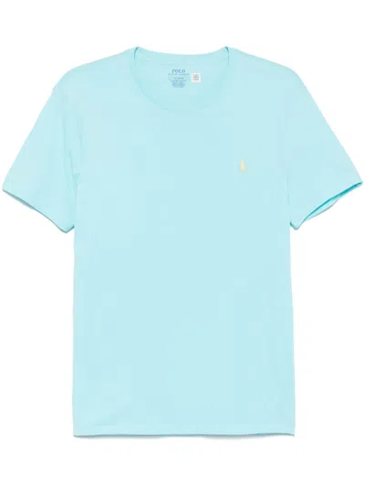 Polo Ralph Lauren Cotton T-shirt In Blue