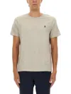 Polo Ralph Lauren Cotton T-shirt In Gray