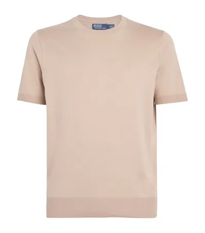 Polo Ralph Lauren Cotton T-shirt In Neutral