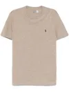 Polo Ralph Lauren Cotton T-shirt In Neutral