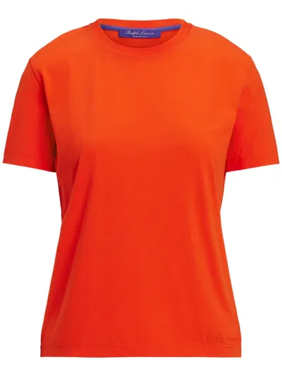 Polo Ralph Lauren Cotton T-shirt In Orange