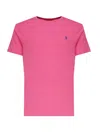 Polo Ralph Lauren Custom Slim Fit Jersey T-shirt Clothing In Pink