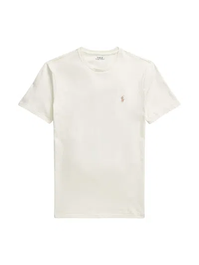 Polo Ralph Lauren Cotton T-shirt In Neutral