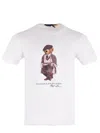 Polo Ralph Lauren T-shirt Custom Slim-fit Polo Bear T-shirt In White