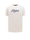 POLO RALPH LAUREN COTTON T-SHIRT WITH FRONTAL LOGO