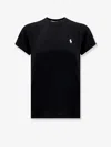 Polo Ralph Lauren Cotton T-shirt With Logo Embroidery In Black