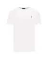 Polo Ralph Lauren Cotton T-shirt With Logo Embroidery In Neutral