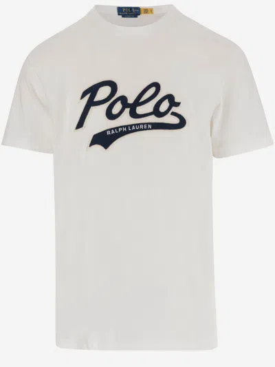 Polo Ralph Lauren Cotton T-shirt With Logo In White
