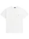 Polo Ralph Lauren Cotton T-shirt With Pocket And Embroidered Logo In White