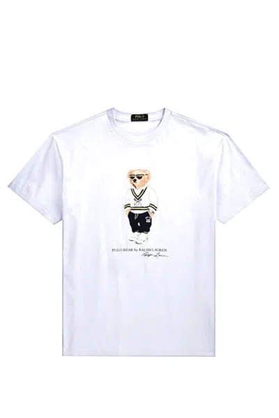 Polo Ralph Lauren Cotton T-shirt With Print And Logo In White