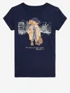 Polo Ralph Lauren Logo Crew-neck T-shirt In Blue