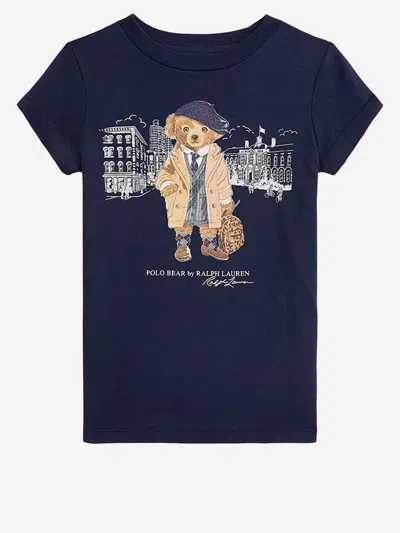 POLO RALPH LAUREN COTTON T-SHIRT WITH PRINT