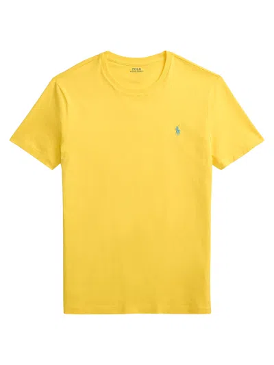 Polo Ralph Lauren Cotton T-shirt In Yellow