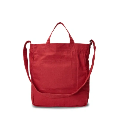 Polo Ralph Lauren Cotton Tote Bag In Red