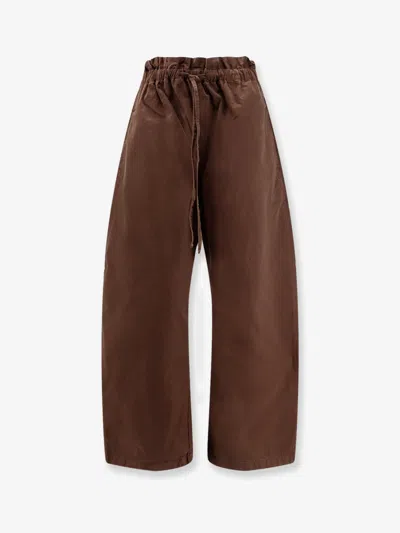Polo Ralph Lauren Cotton Trousers In Brown
