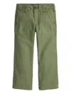 Polo Ralph Lauren Ralph Lauren Cotton Sateen Ricky Pant In Green