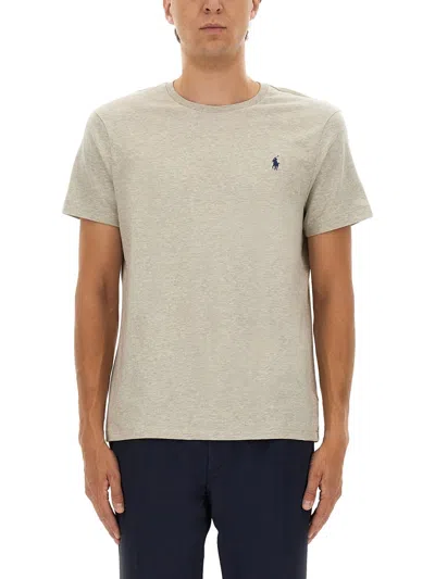 Polo Ralph Lauren Crew Neck Cotton T-shirt In White
