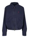Polo Ralph Lauren Cotton Twill Bomber Jacket Casual Jackets Blue In Blue