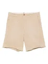Polo Ralph Lauren Shorts Aus Baumwoll-twill In Nude