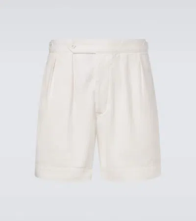 Polo Ralph Lauren Cotton Twill Shorts In Neutral
