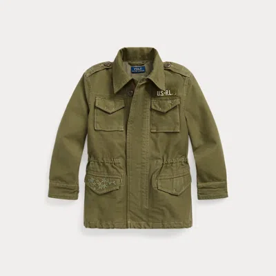 Polo Ralph Lauren Kids' Cotton Twill Surplus Jacket In Garden Trail