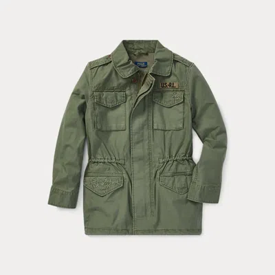 Polo Ralph Lauren Kids' Cotton Twill Surplus Jacket In Garden Trail