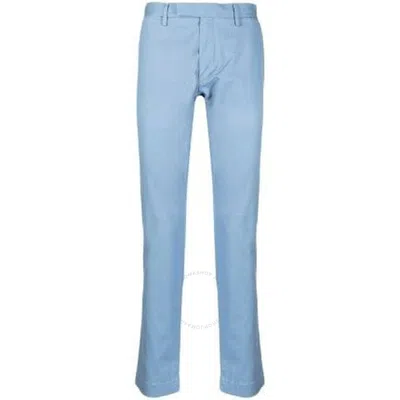 Polo Ralph Lauren Cotton-twill Trousers In Blue