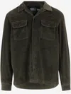 Polo Ralph Lauren Corduroy Shirt Jacket In Green