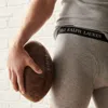 Polo Ralph Lauren Wicking Boxer Brief 3-pack In Grey/red/black