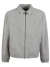 Polo Ralph Lauren Cotton Windbreaker Jacket In Gray