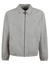 Polo Ralph Lauren Cotton Windbreaker Jacket In Gray