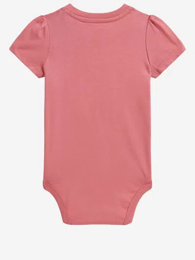 Polo Ralph Lauren Cotton With Bear Print Bodysuit In Pink