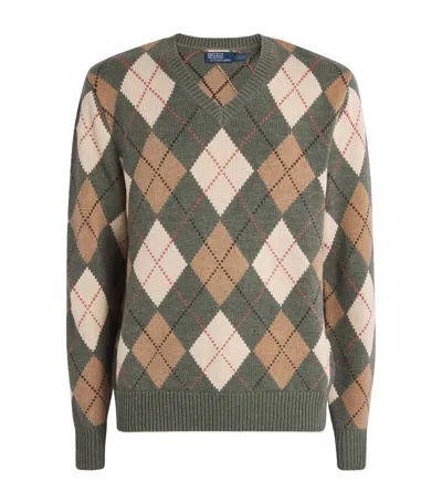 Polo Ralph Lauren Cotton-wool Argyle Sweater