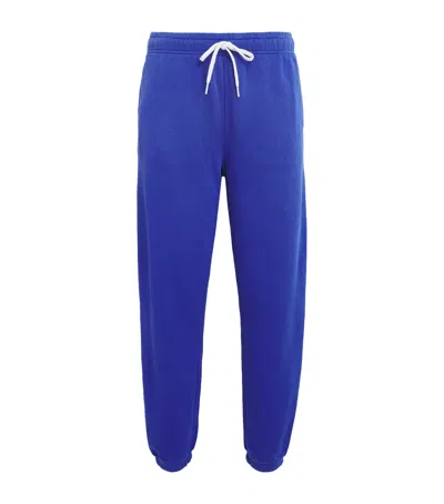 Polo Ralph Lauren Cotton-blend Cuffed Sweatpants In Blue