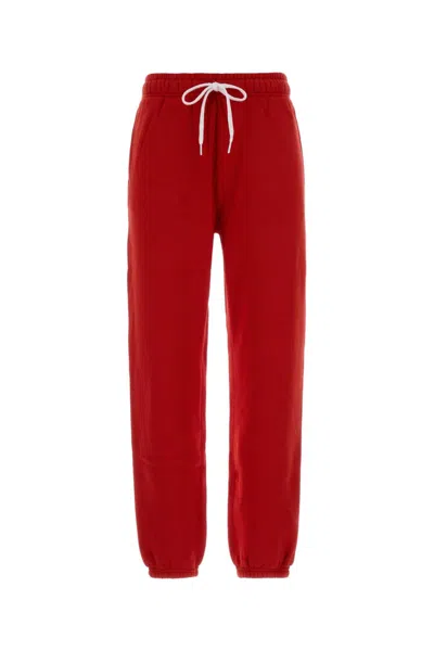 Polo Ralph Lauren Cotton-blend Knit Joggers In Red