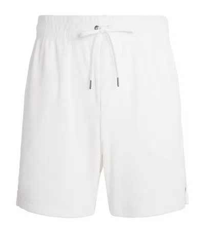 Polo Ralph Lauren Cotton-blend Terry Cloth Shorts In White