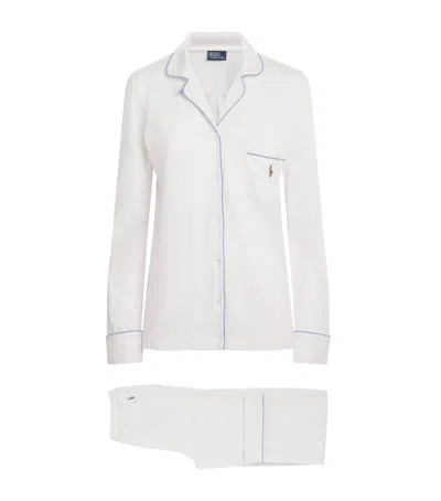 Polo Ralph Lauren Cotton-modal Pyjama Set In White