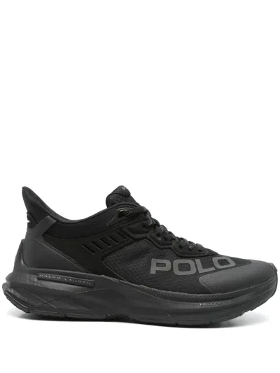 Polo Ralph Lauren Court Blade Sneakers In Black