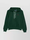 Polo Ralph Lauren Cozy Fleece Hoodie Drawstring Style In Green