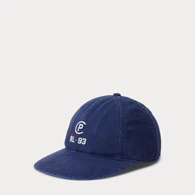 Polo Ralph Lauren Cp-93 Twill Ball Cap In Newport Navy In Pattern