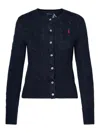 Polo Ralph Lauren Cardigan In Dark Blue