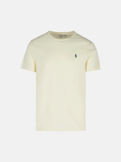 Polo Ralph Lauren Cream Cotton T-shirt