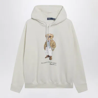Polo Ralph Lauren Cream-white Polo Bear Sweatshirt In Neutral