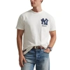 Polo Ralph Lauren Cream Yankees Jersey T-shirt In White