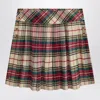 Polo Ralph Lauren Multicolor Pleated Skirt With Striped Pattern Detail In Cotton Girl In Multicolor