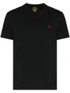 Polo Ralph Lauren Custom Slim Fit Jersey Crewneck T-shirt Clothing In Black