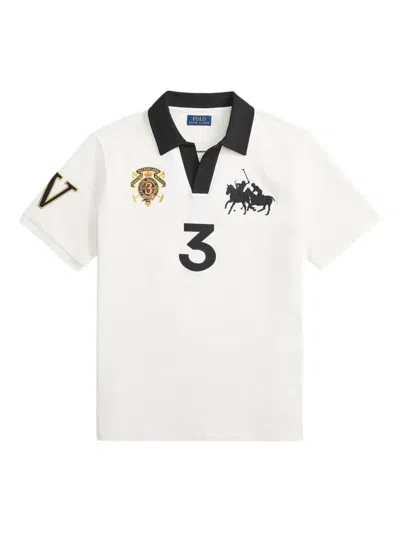 Polo Ralph Lauren Crest-embroidered T-shirt In Multi
