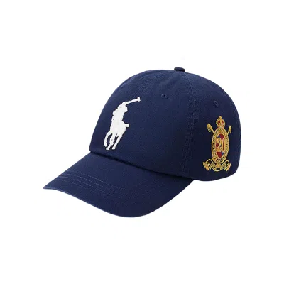 Pre-owned Polo Ralph Lauren Crest Logo Classic Sport Cap 'cruise Navy' | Blue | Men's Size Onesize