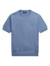 Polo Ralph Lauren Crew-neck Cotton Sweater In Blue